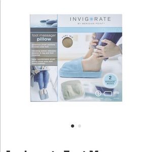 INVIGORATE Pillow Foot Massager - NEW in Box - Relaxation 🦶Spa 😴 Massage